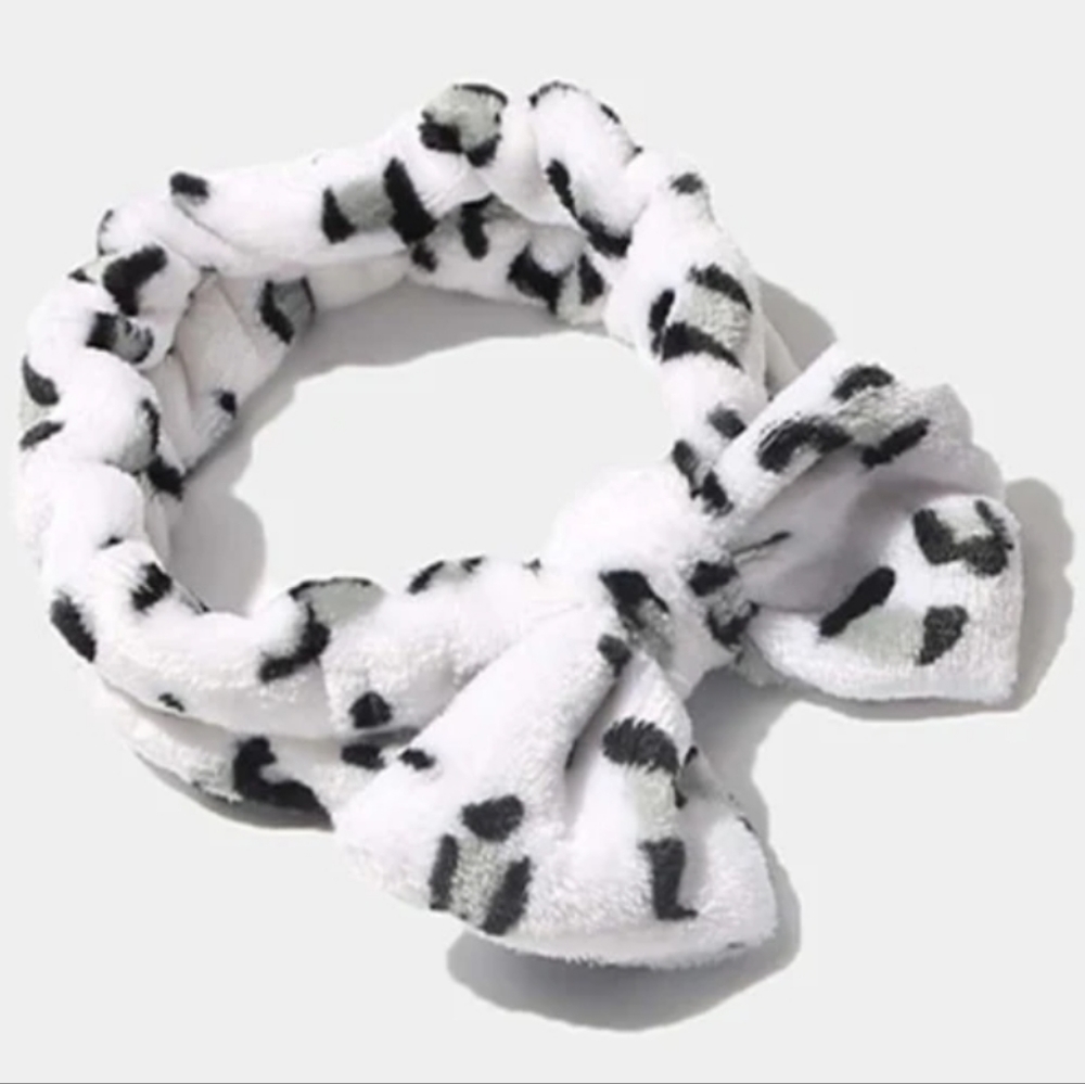 🌟 Bath headband leopard print